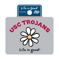 USC Trojans Life Is Good Jake Daisy Sticker